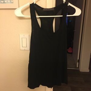 Black Racerback Tank