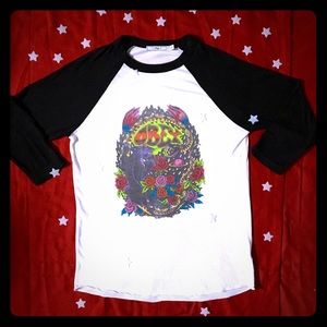 OBEY 3/4 Sleeve Graphic Baseball Tee