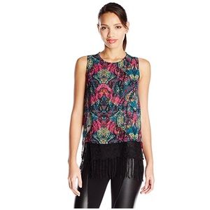 BCBG Bohemian Jewel Toned Tank 🌶