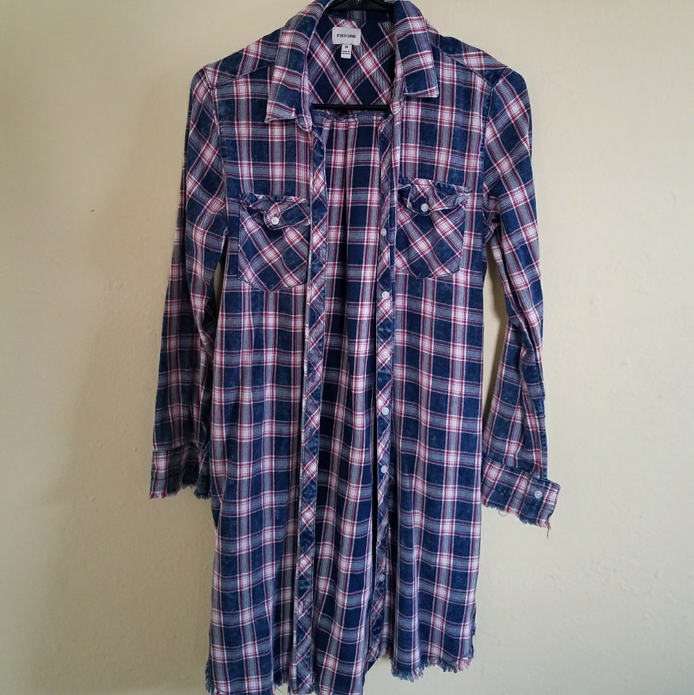 Flannel, plaid dress