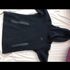 Nike Tech Black Cowlneck Fleece