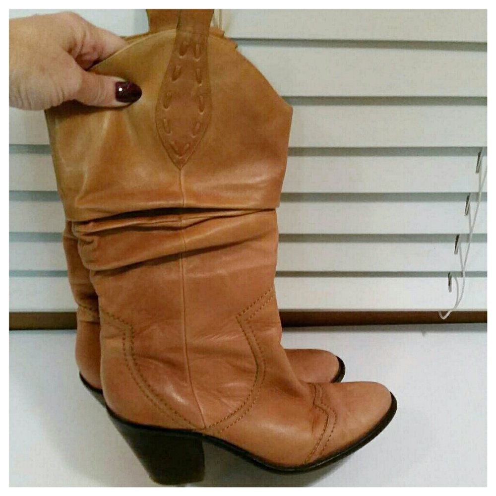 BCBGeneration congac color heeled boots