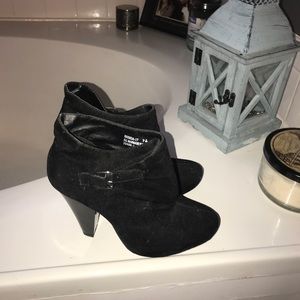 Suede-like Ankle Bootie