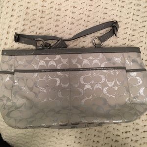 Light Grey Coach Tote