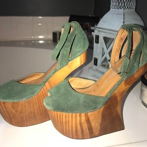 Jeffrey Campbell Suede Wedge