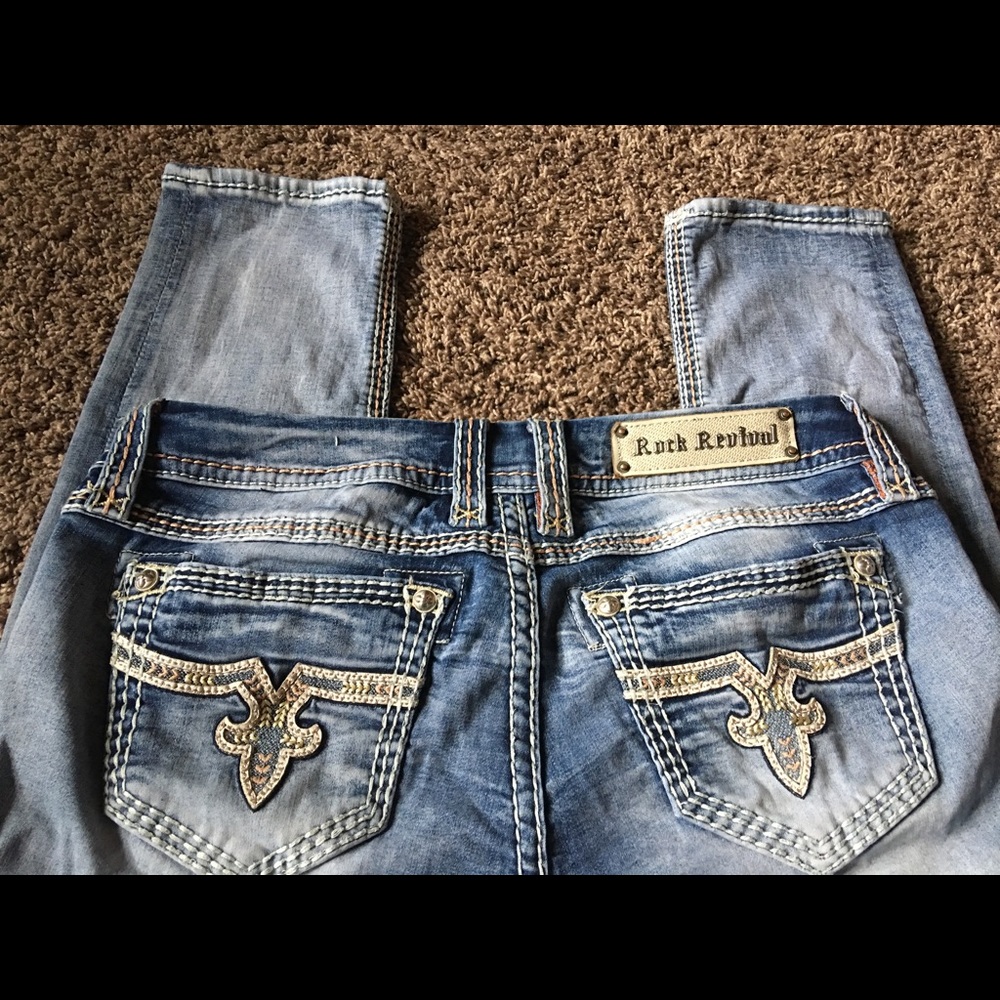 Rock Revival size 30 Jacklyn cuff skinny
