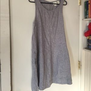 Cynthia Rowley Linen Sleeveless Dress with Pockets