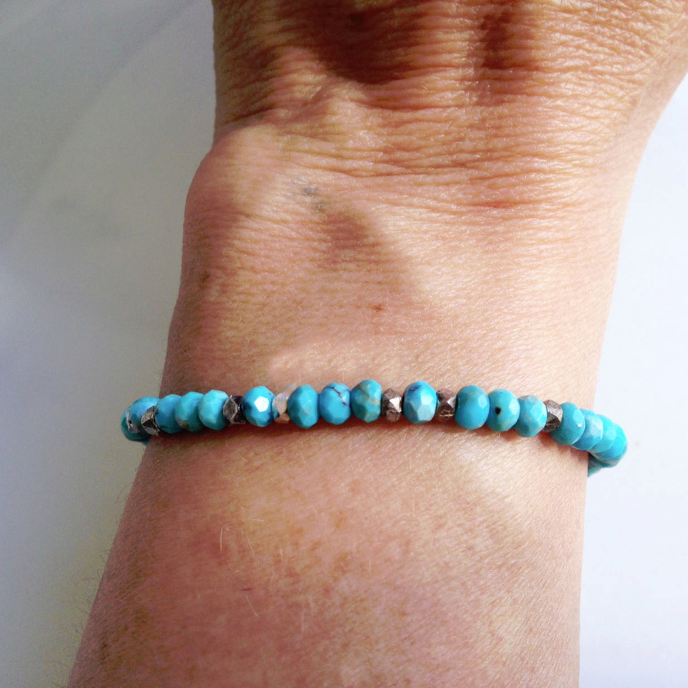 SS Turquoise Bracelet