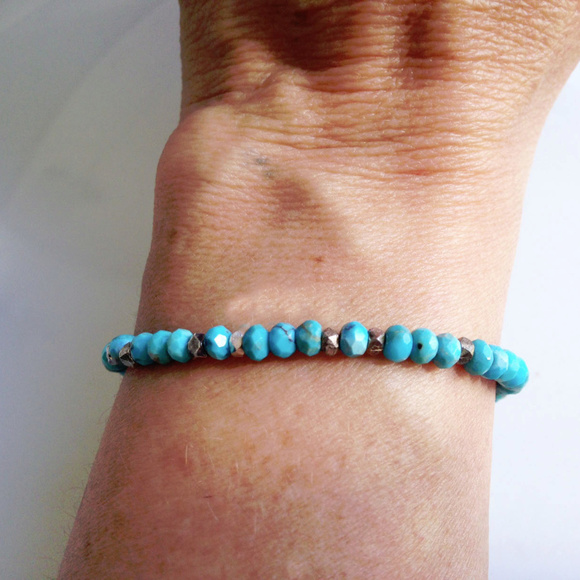 SS Turquoise Bracelet - Picture 1 of 3