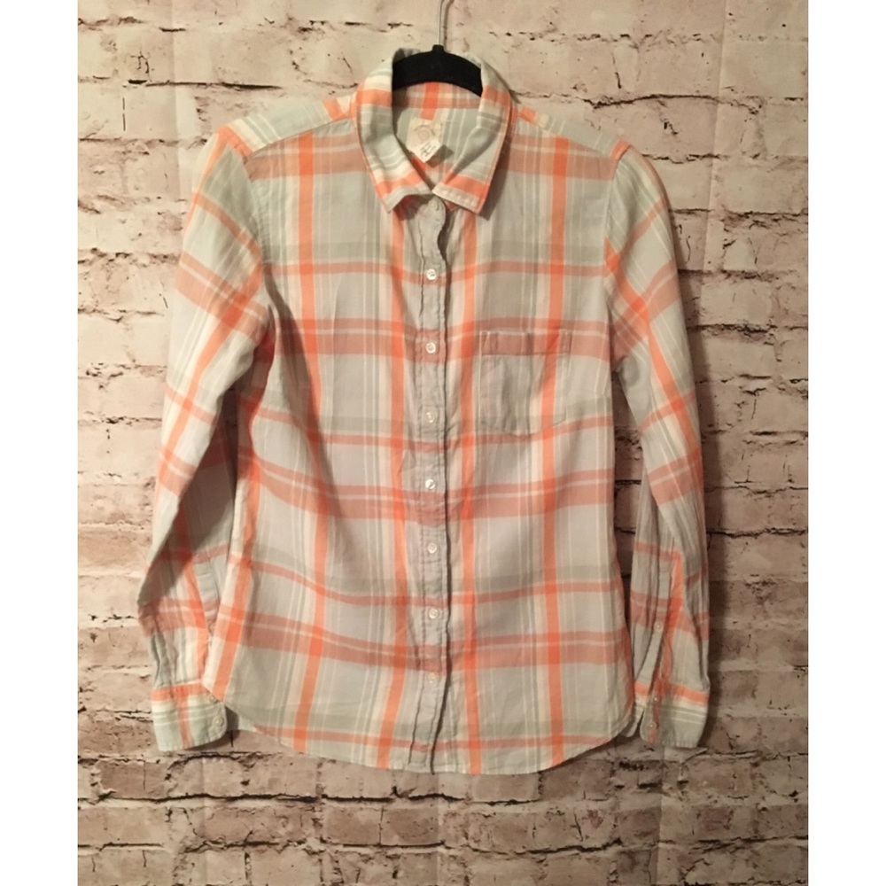 J Crew Plaid Cardigan