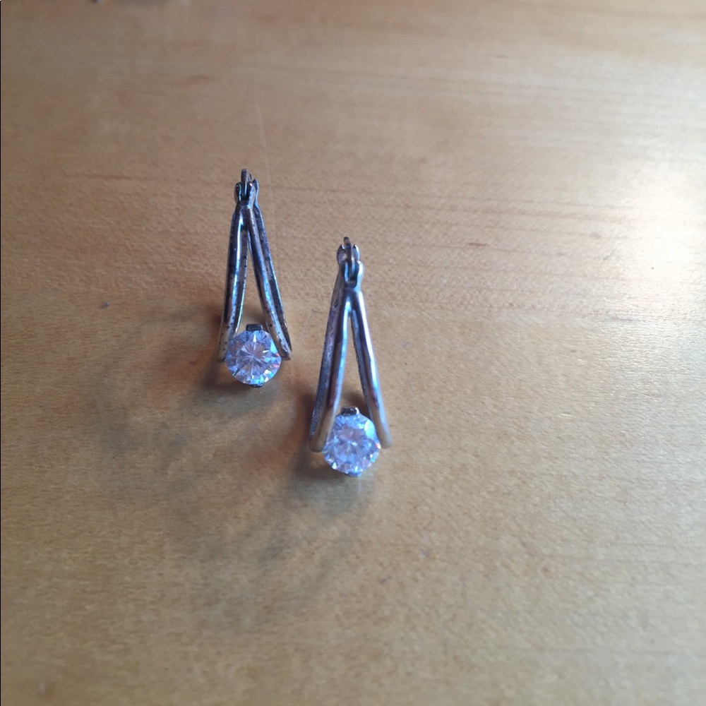 CZ earrings