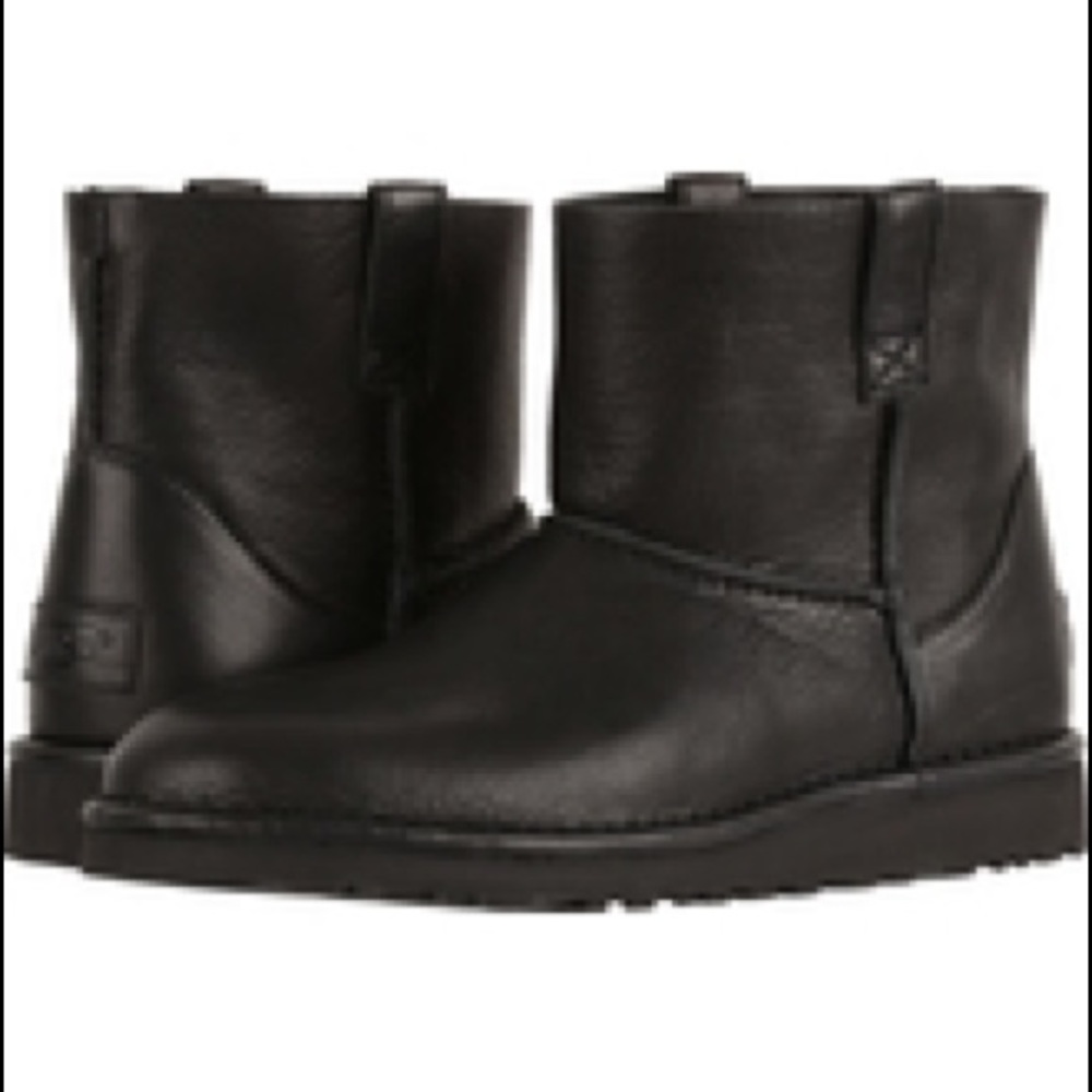 W classic unlined mini leather ankle boot