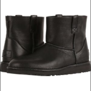 W classic unlined mini leather ankle boot