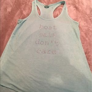 Boat Hair don't care tank top