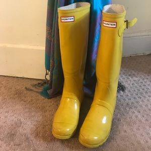 Hunter rain boots