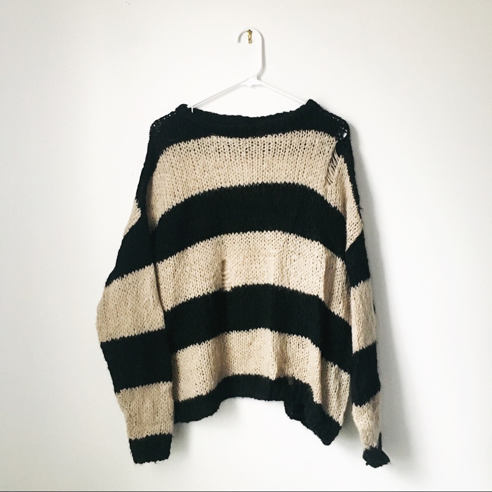 Zara Distressed Sweater