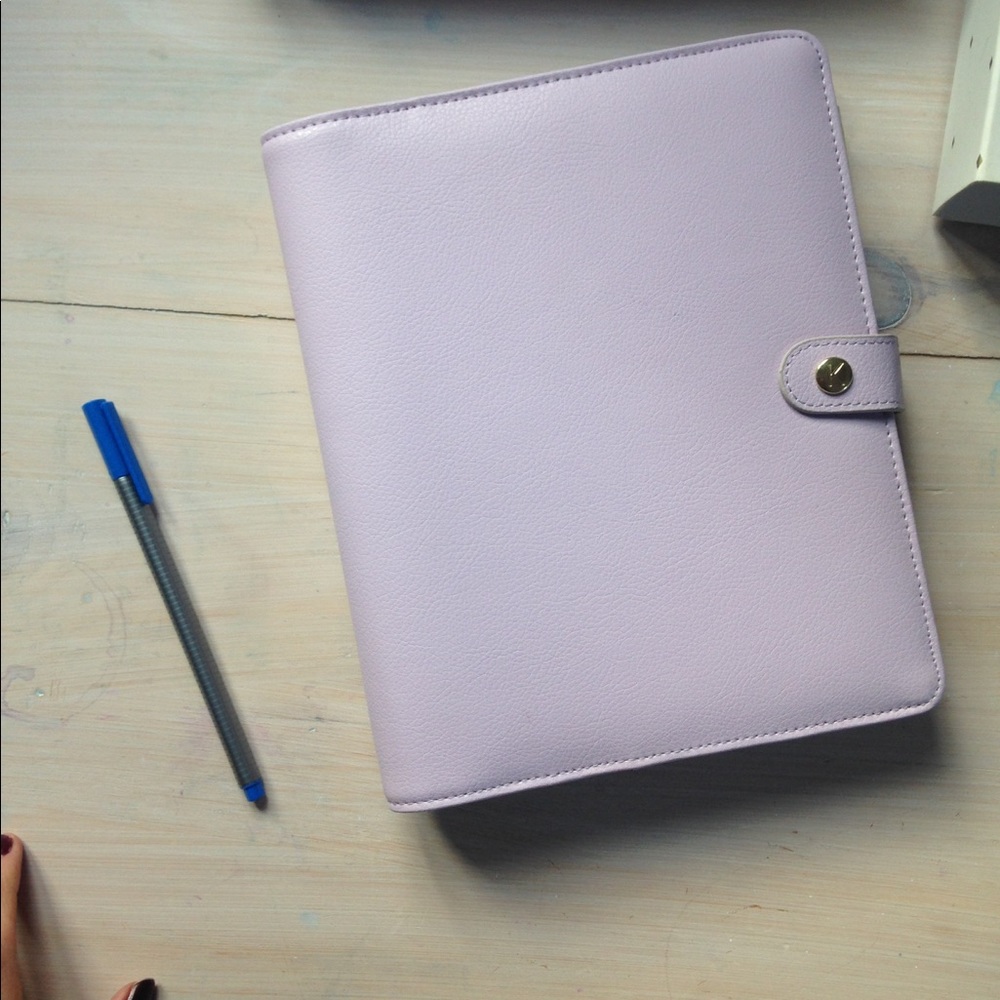 Kikki k planner. lavender, A5 size.