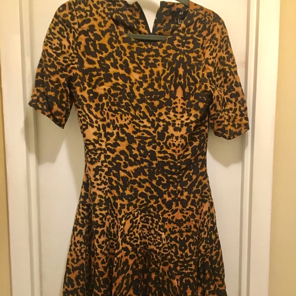 H&M leopard print dress