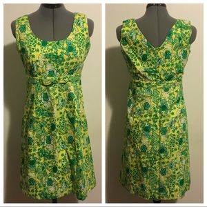 Lilly Pulitzer Adorable Vintage Green Frog Dress