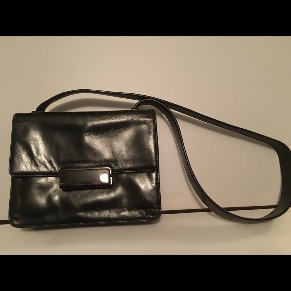 Prada evening shoulder  strap Leather pocketbook