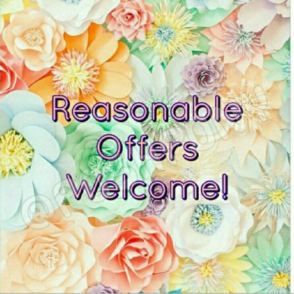 Reasonable offers welcome 😊