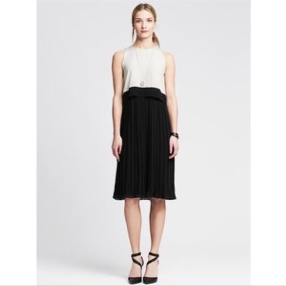 Banana Republic pleated dress