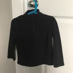 Half zip fleece sweater