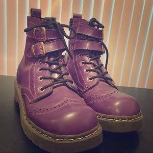 T. U. K. Women's Purple Boots