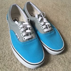 Blue and Grey Vans