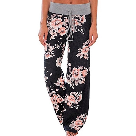 Floral sweat pants - Picture 1 of 4