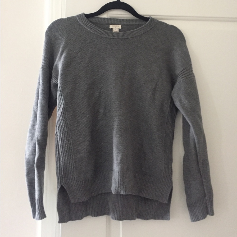 Grey jcrew sweater