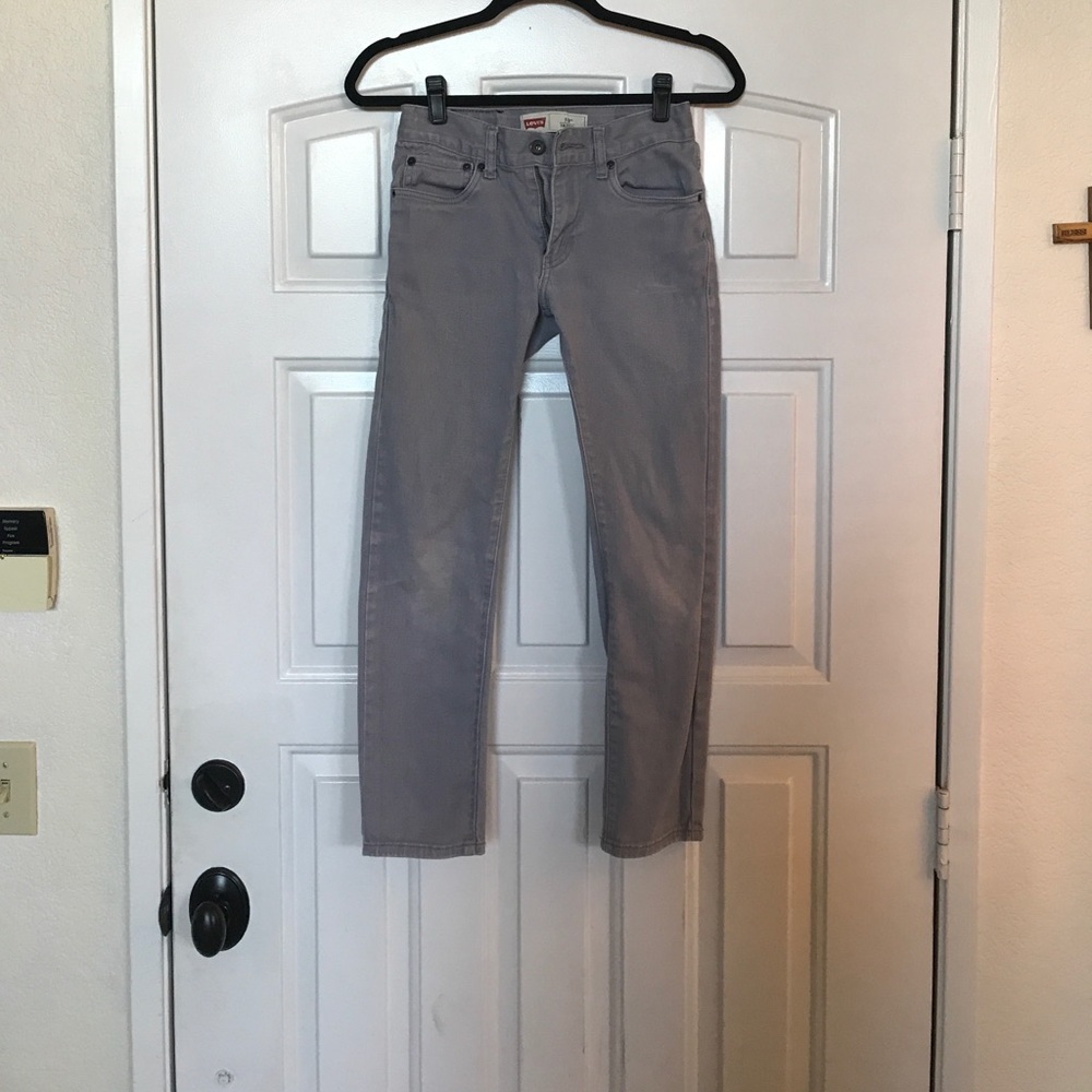 Boys grey Levi 510 skinny jeans 12 regular