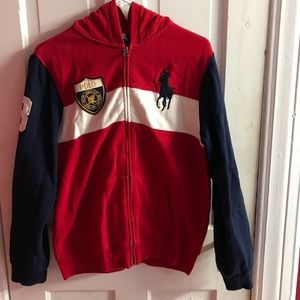 Polo ralph lauren full zip hoodie
