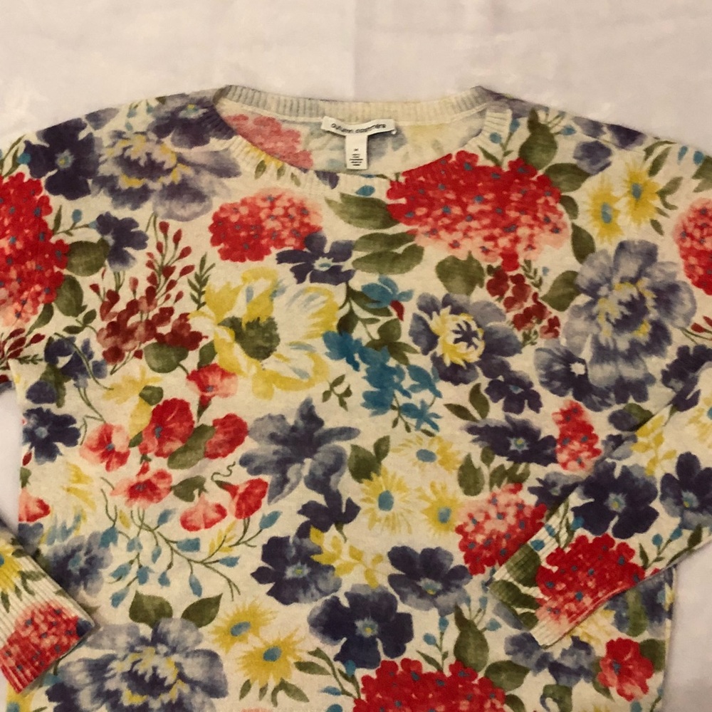 Autumn Cashmere floral sweater