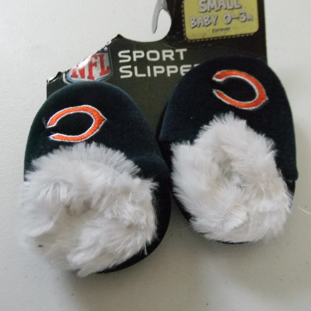 Baby NFL Chicago Bears slippers