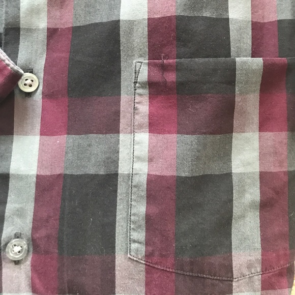 John Varvatos Button Down Plaid Men’s - Picture 2 of 5