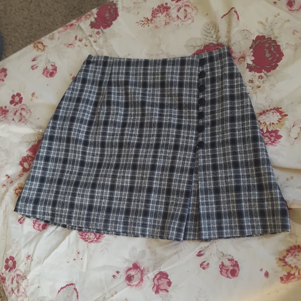 Vintage Plaid Mini Skirt