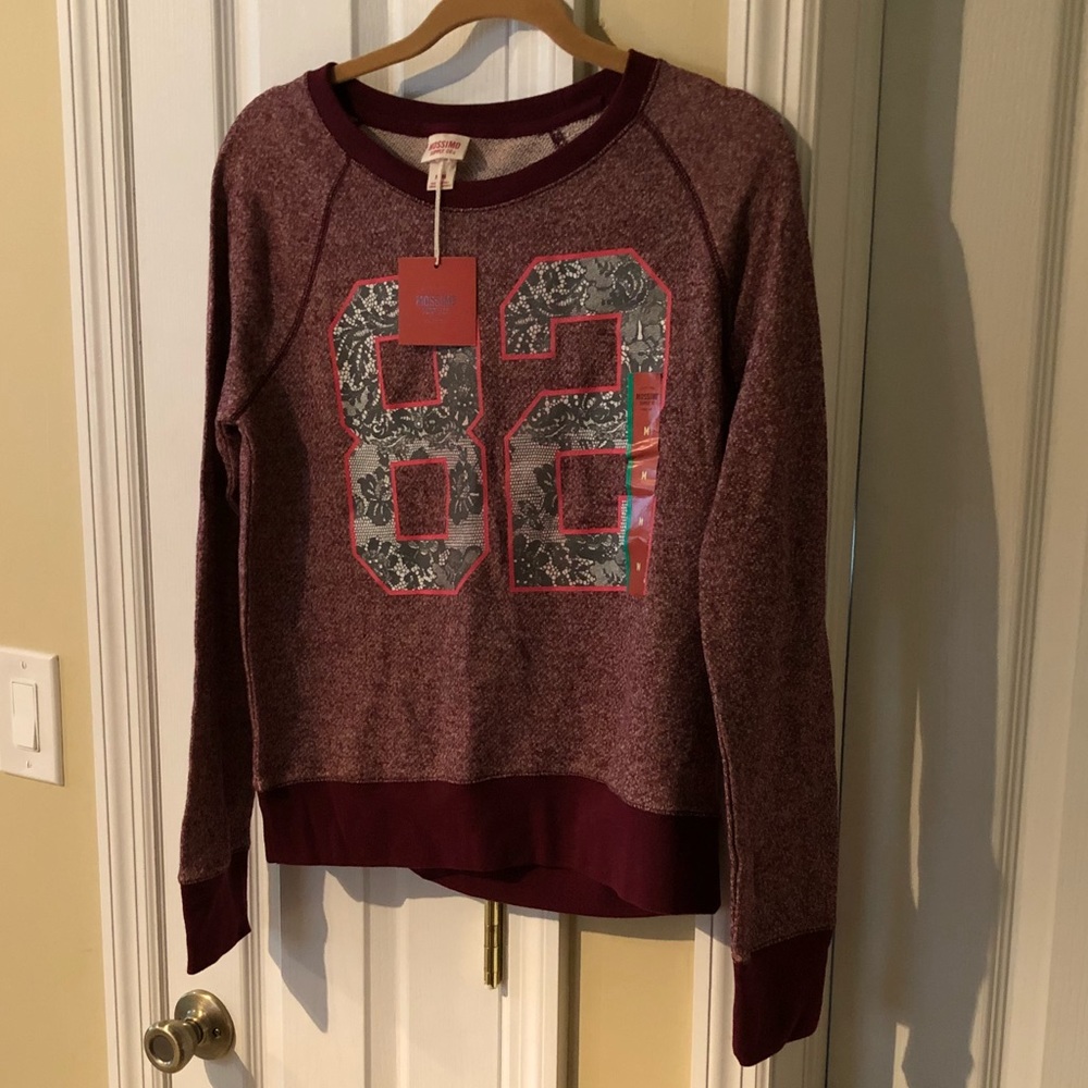 Girls burgundy top