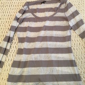 Stripped Express long sleeve top