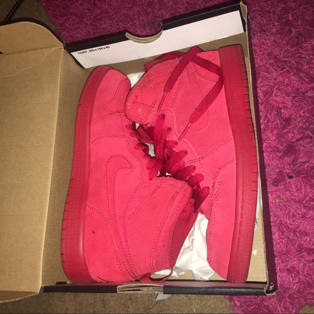 All Red Nikes