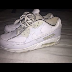 White Nike Air Max