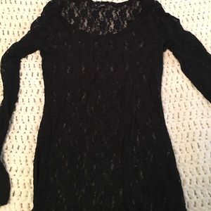 Express Long Sleeve lace top