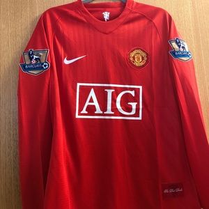 Cristiano Ronaldo 07/08 Home Man U Jersey