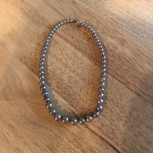 Authentic Tiffany silver bead necklace