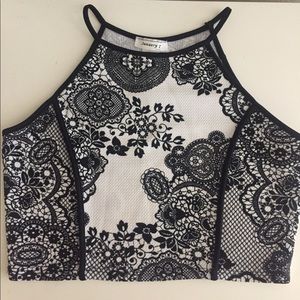 Crop Top Black and White January 7