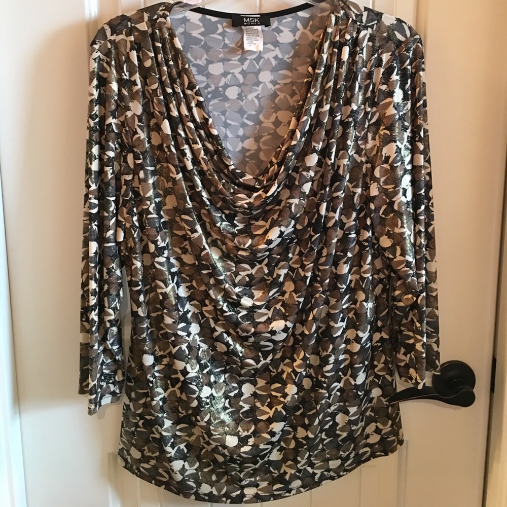 3/4 length sleeve blouse