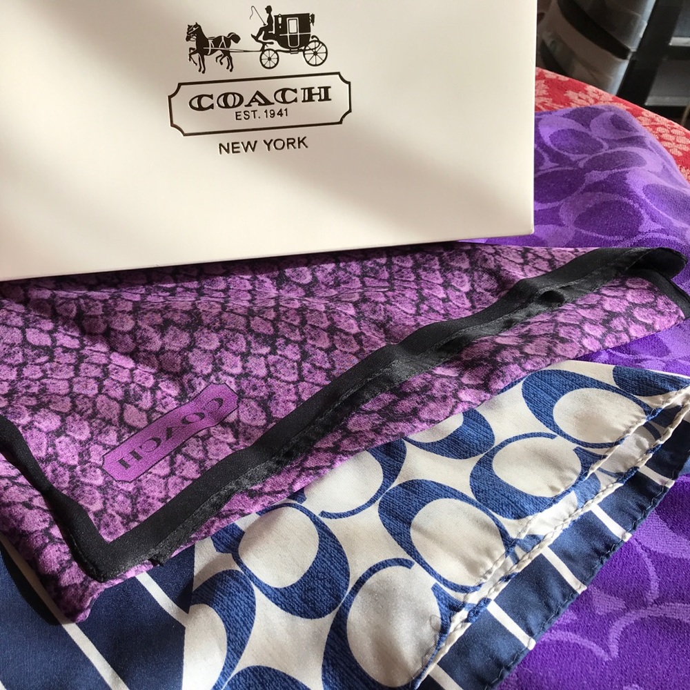 Coach scarves
