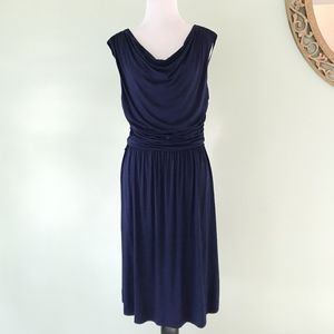 Gilli Cotton Jersey Drap Neck Dress