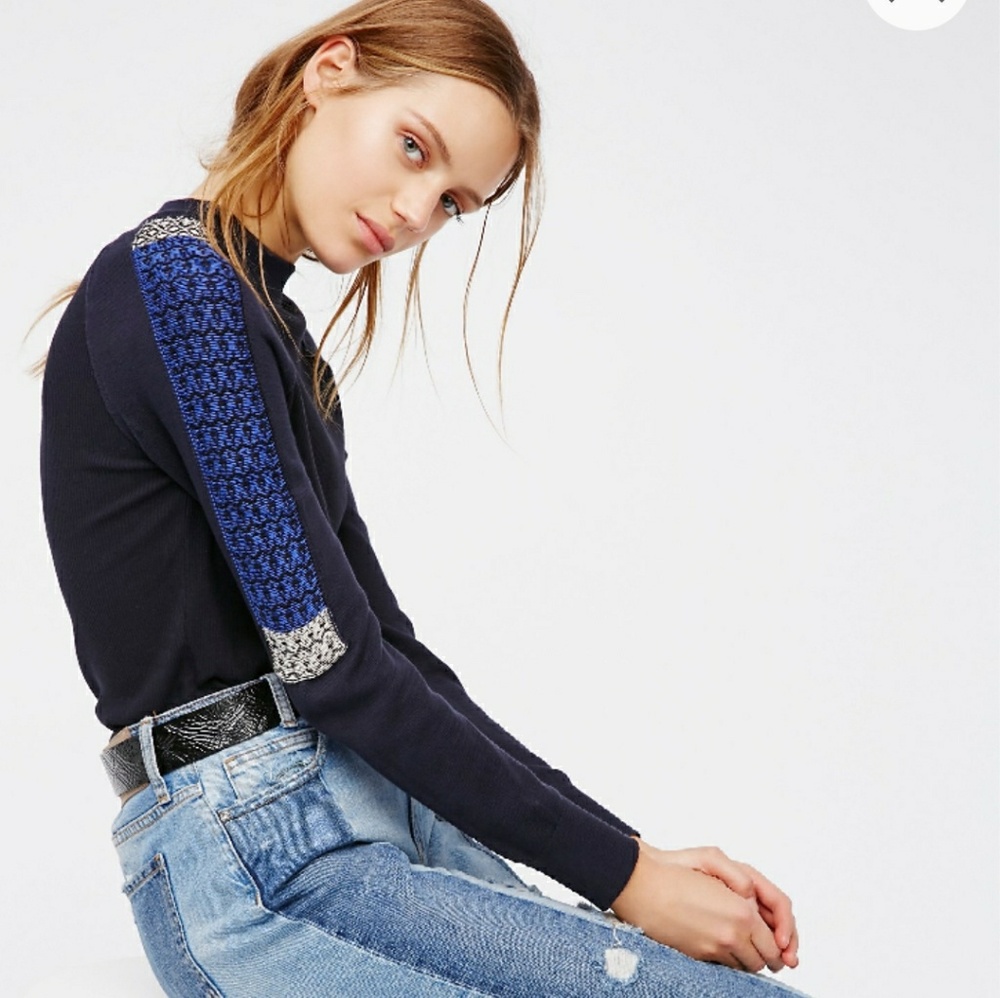 Free People Raspberry Jam Tee