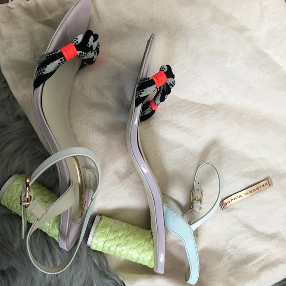 Sophia Webster Shoes - Sophia Webster Atlanta Pastel Leather Robe Sandals